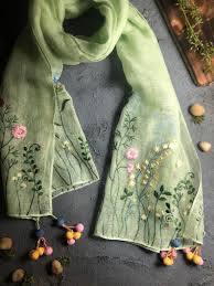 Embroidered Scarf